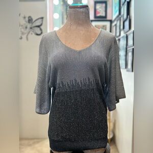 Gradient Glitter Knit Top – Studio 54 Vibes